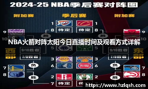 NBA火箭对阵太阳今日直播时间及观看方式详解